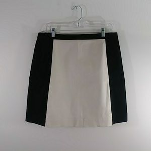 Black & Cream Skirt by Ann Taylor